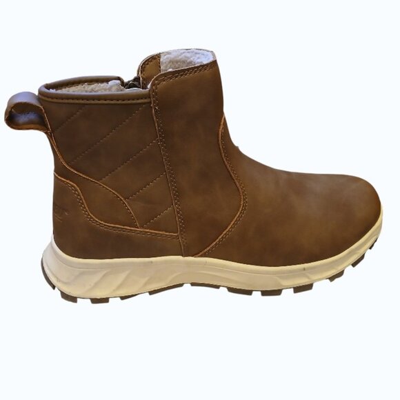 NWOB KHOMBU Dusk All Weather Ankle Boots Sherpa Lining Memory Foam 10M - Picture 6 of 14